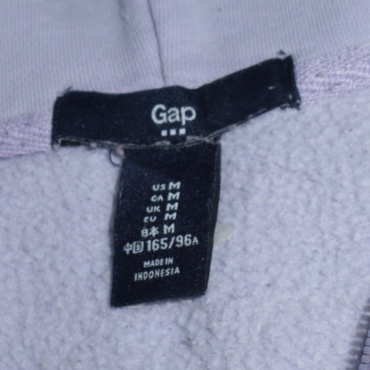 GAP Women Lilac Full Zip Hoodie M Size Hooded Sweatshirt
