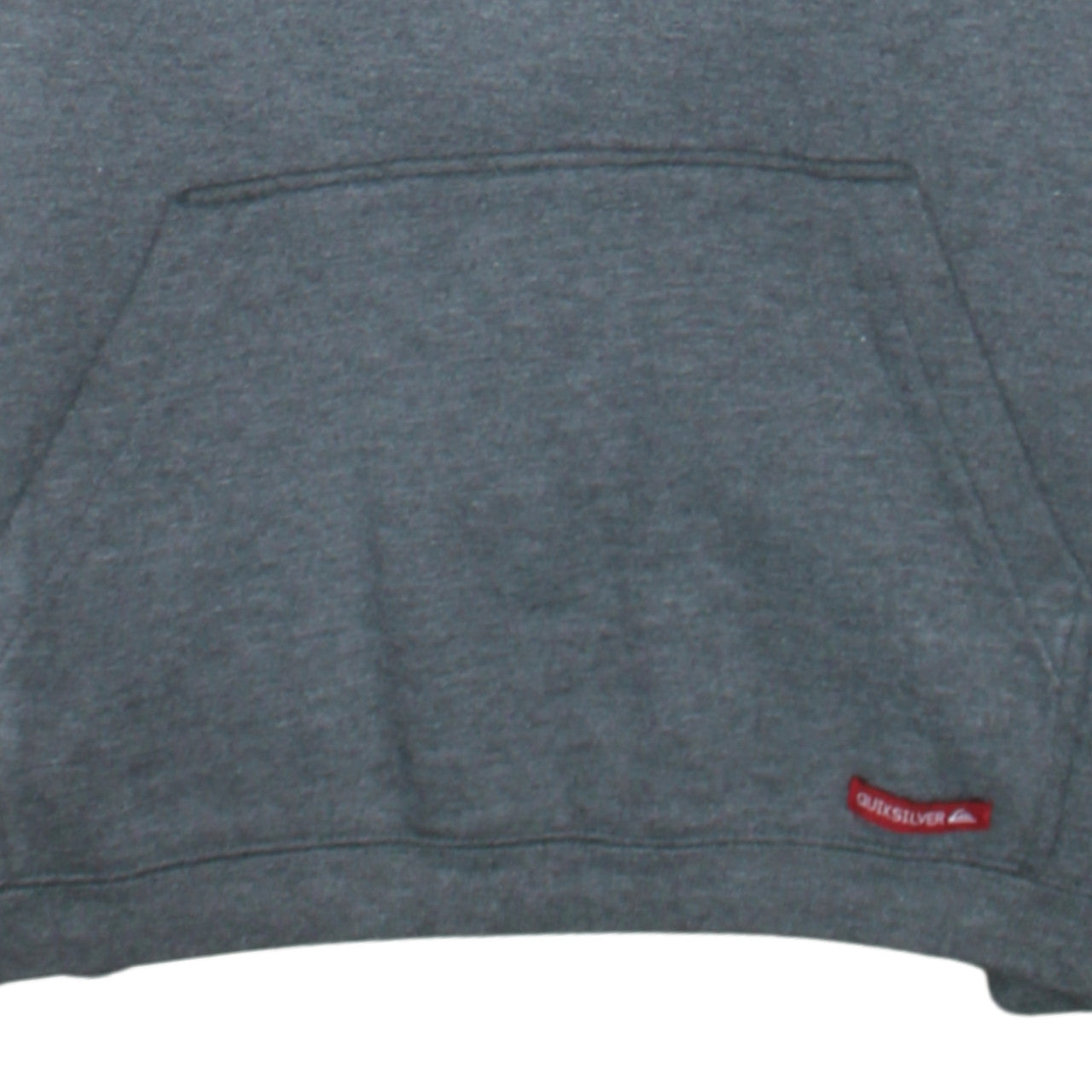 Quiksilver Boys Grey Hoodie Large Fleece Pullover Sweatshirt