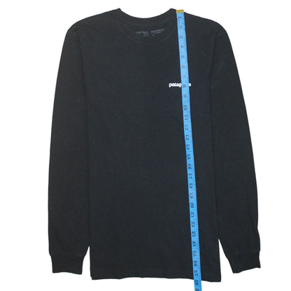 Patagonia Men's Black Long Sleeve Regular Fit Graphic T-Shirt XS