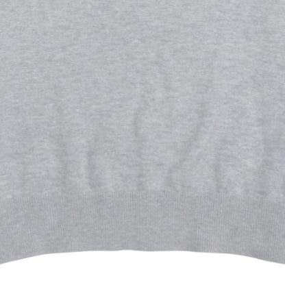 Tommy Hilfiger Men's Grey Cotton Crew Neck Pullover Jumper M