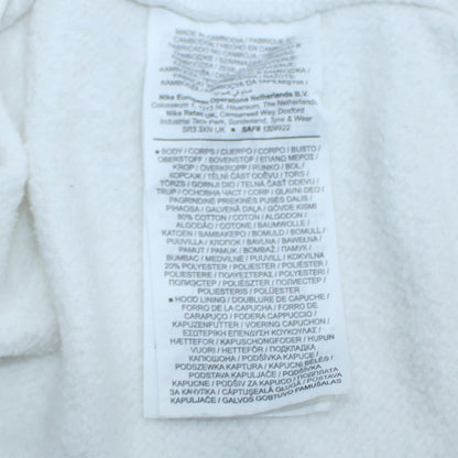 Nike Men's White Pullover Hoodie L Regular Fit Sportswear