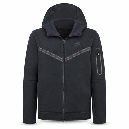 Nike Men's Black Full Zip Hoodie Size S Regular Fit Sportswear