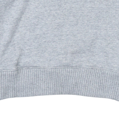 Champion Men's Grey & Maroon Logo Pullover Sweatshirt Size M