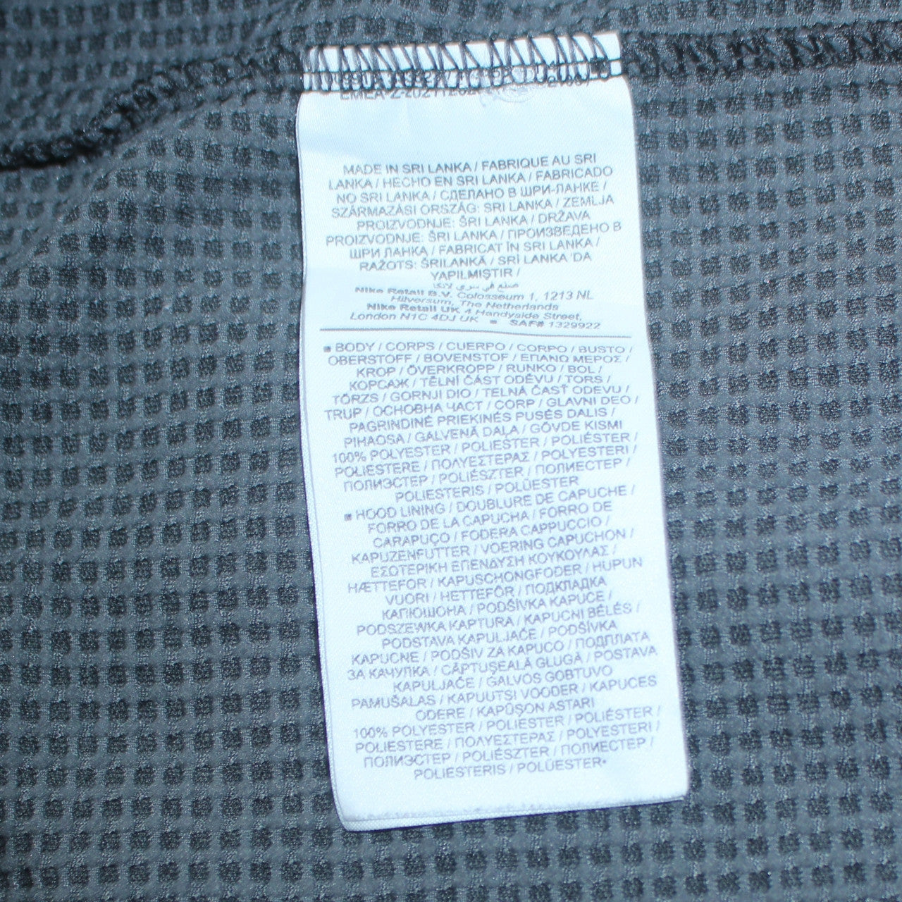 Nike Men’s Grey Dri-Fit Pullover Hoodie XL Lightweight Sportswear