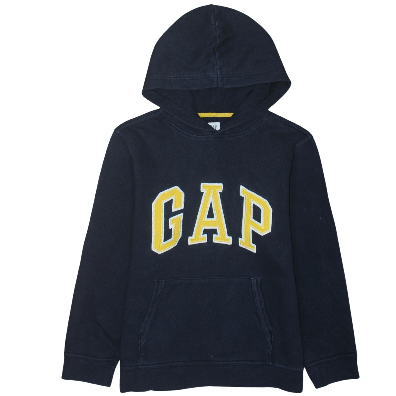 GAP Kids Boys Navy Blue Hoodie 13-14 Years Pullover Fleece Sweatshirt