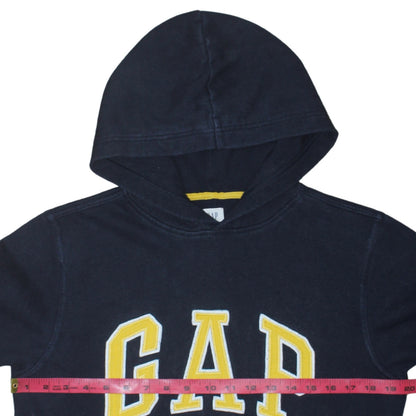 GAP Kids Boys Navy Blue Hoodie 13-14 Years Pullover Fleece Sweatshirt