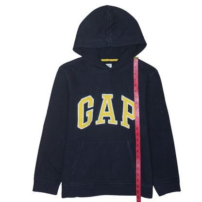 GAP Kids Boys Navy Blue Hoodie 13-14 Years Pullover Fleece Sweatshirt
