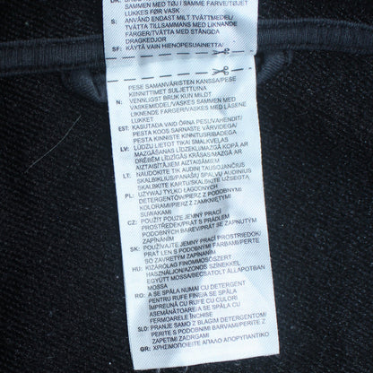 Adidas Women Black Full Zip Hoodie Small Logo Print Casual Sportswear
