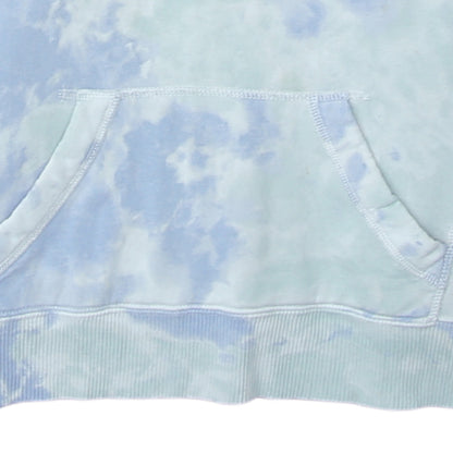 Hollister Women's Blue Tie-Dye Pullover Hoodie XS Cotton Blend