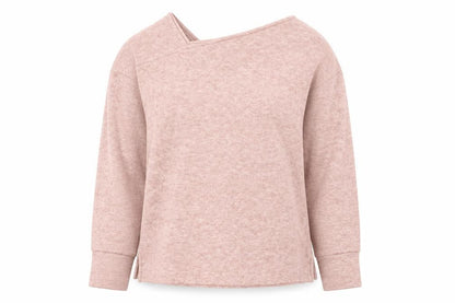 Next Women Pink One Shoulder Knit Top Size 10 Regular Fit