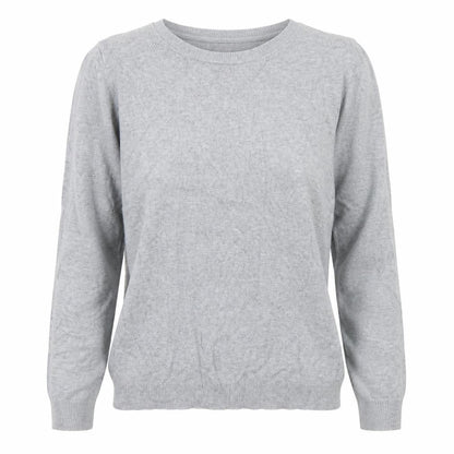 Marks & Spencer Women's Grey Long Sleeve Knit Top Size 12
