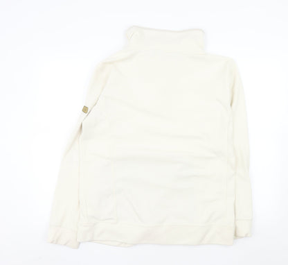 Berghaus Women Ivory 18 Pullover Fleece Sweatshirt Button Neck