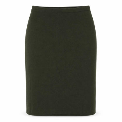 Country Casuals Women Green L Wool Knit Pencil Skirt