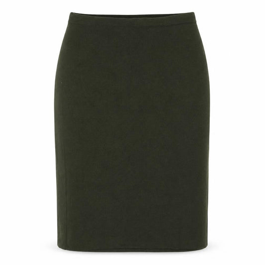 Country Casuals Women Green L Wool Knit Pencil Skirt