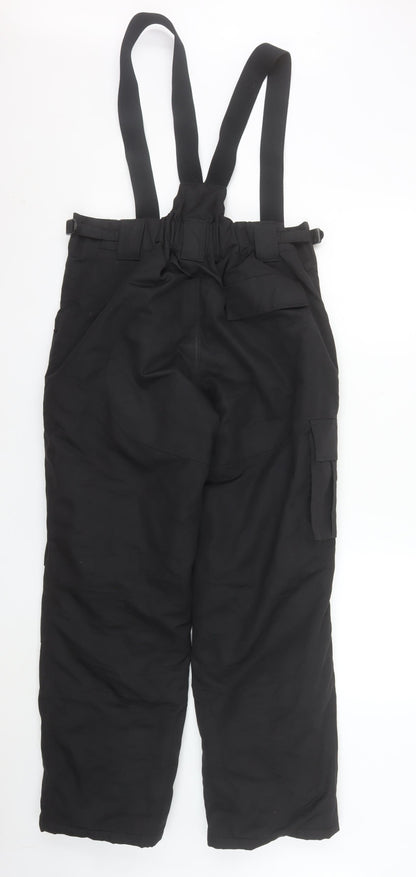 Tex Men's Black M Snow Pants Waterproof Insulated Trousers