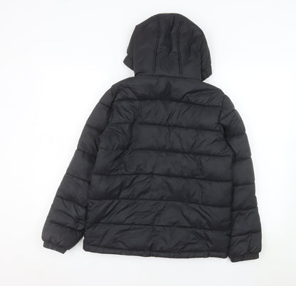 Berghaus Boys Black Hooded Puffer Jacket 11-12 Years Insulated Zip Coat