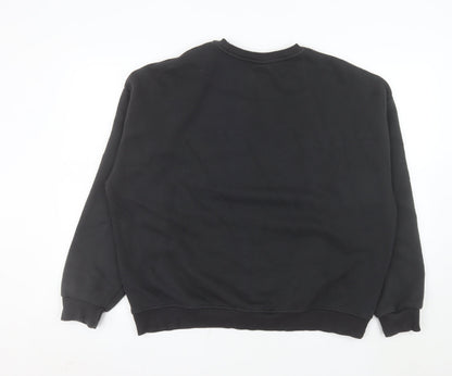 Primark Women’s Black Fleetwood Mac Graphic Pullover Sweatshirt Size 12/14