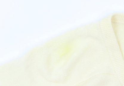 Wolsey Men’s Beige 2XL V-Neck Acrylic Pullover Jumper