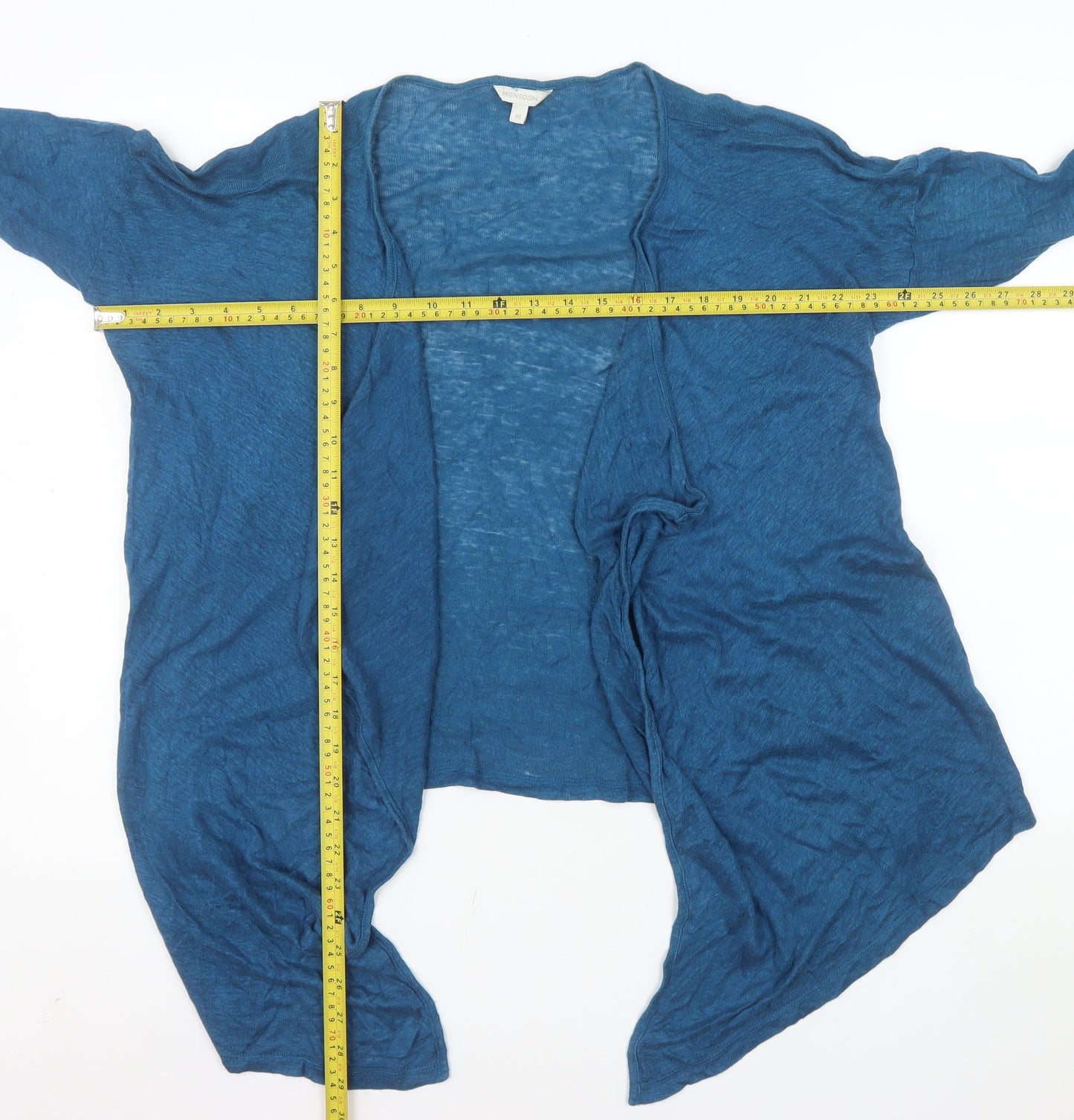 Monsoon Women’s Blue Lightweight Open Cardigan M