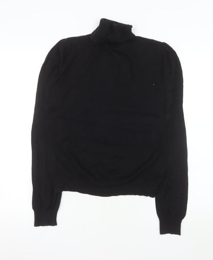 Next Women’s Black Roll Neck Long Sleeve Knit Top Size 14