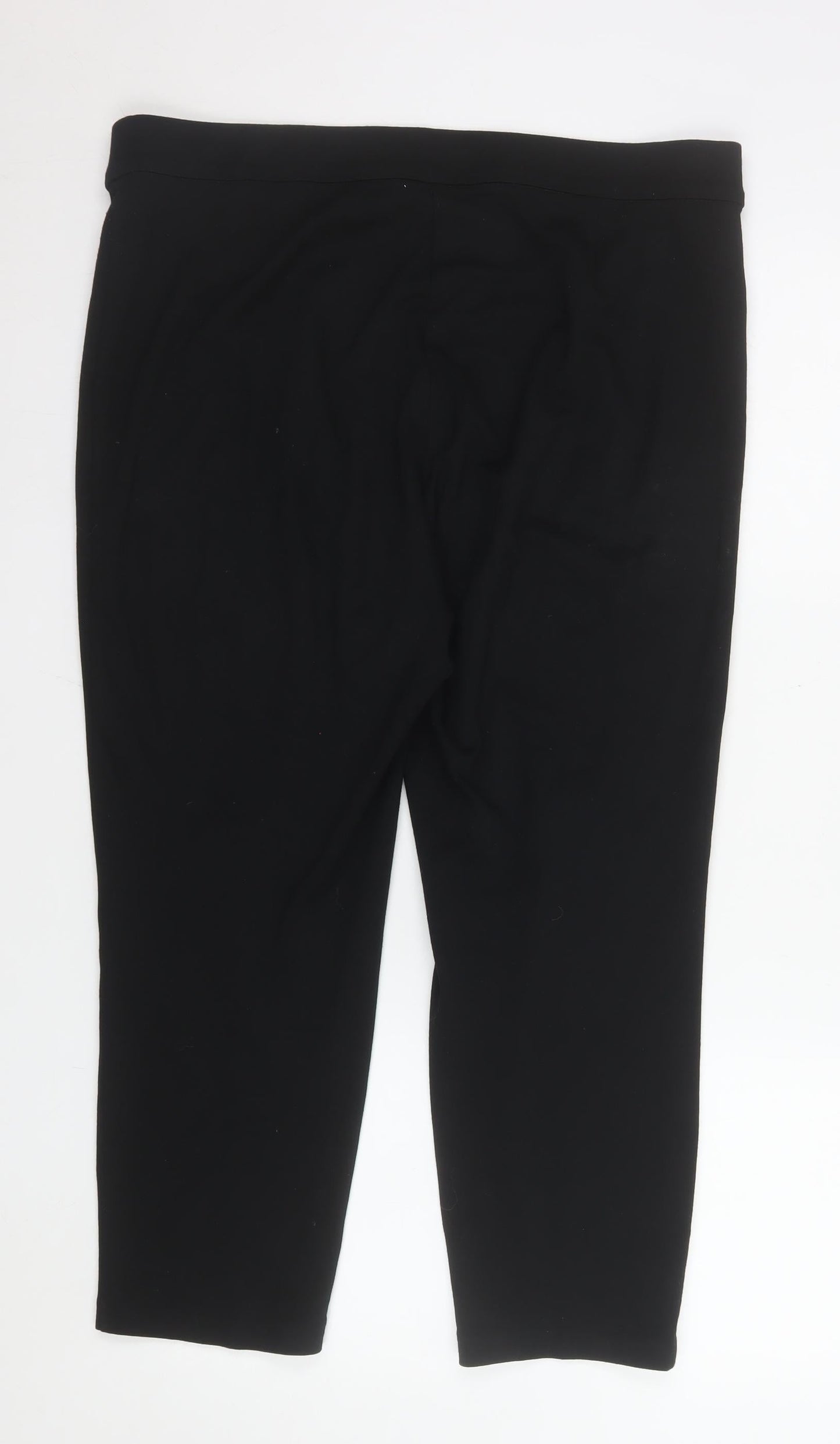 Marks and Spencer Women Black Size 18 Jersey Stretch Leggings