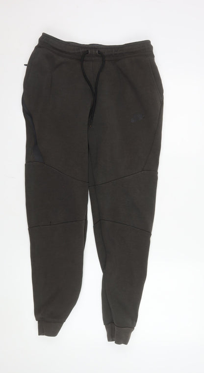 Nike Men's Black Jogger Fleece Activewear Trousers Size M