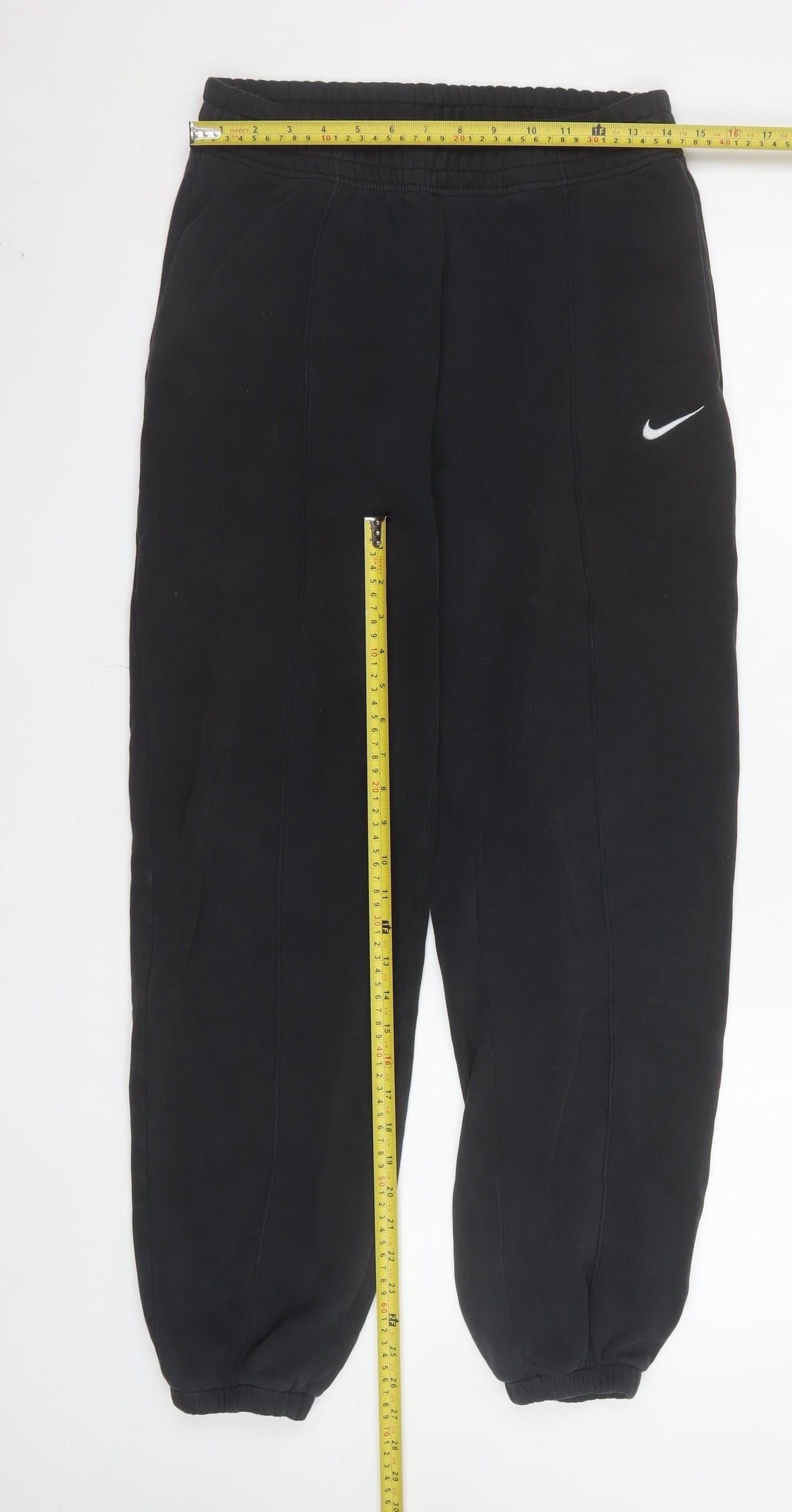 Nike Men's Black Fleece Jogger Sweatpants Size S Regular Fit