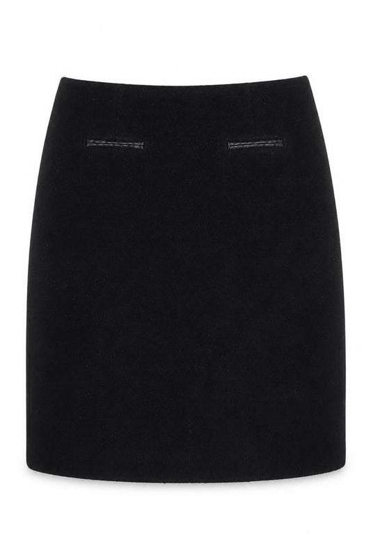 Marks and Spencer Women Black Wool Blend Pencil Skirt Size 10