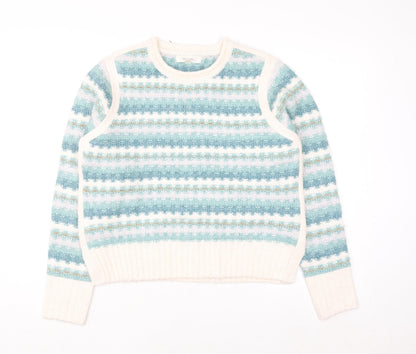 Marks and Spencer Per Una Women's Multicoloured S Crew Neck Jumper