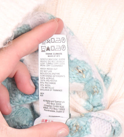 Marks and Spencer Per Una Women's Multicoloured S Crew Neck Jumper
