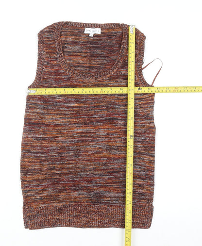 Warehouse Women's Multicoloured Knit Tank Top Size 6