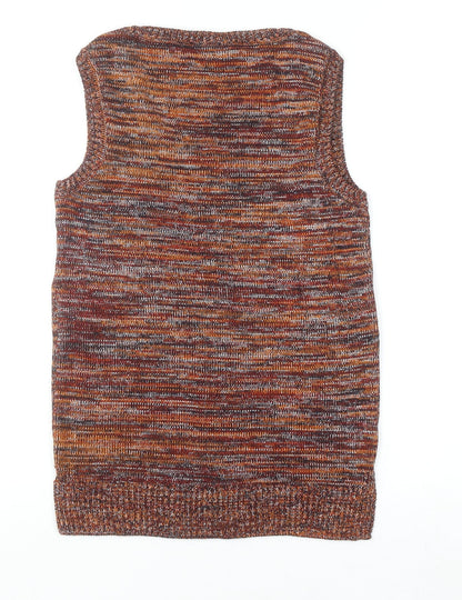 Warehouse Women's Multicoloured Knit Tank Top Size 6