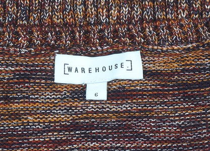 Warehouse Women's Multicoloured Knit Tank Top Size 6