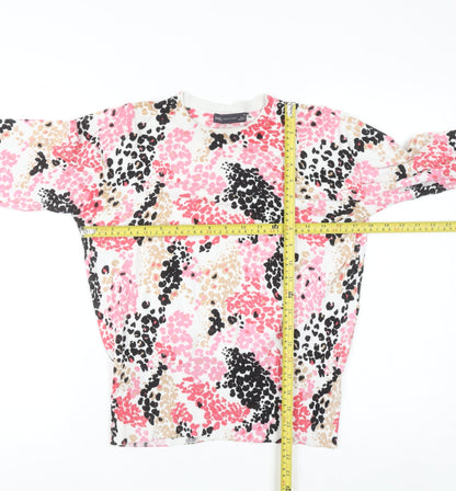 Marks and Spencer Women’s Multicoloured Animal Print Long Sleeve T-Shirt Size 10