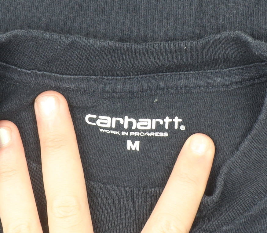 Carhartt WIP Men's Black Cotton Short Sleeve T-Shirt M
