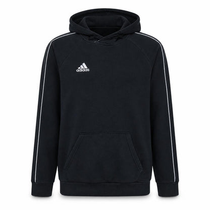 Adidas Mens Black Pullover Hoodie Small Logo Sportswear