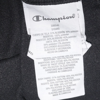 Champion Boys Black 2XL Pullover Hoodie Cotton Blend Logo Sweatshirt
