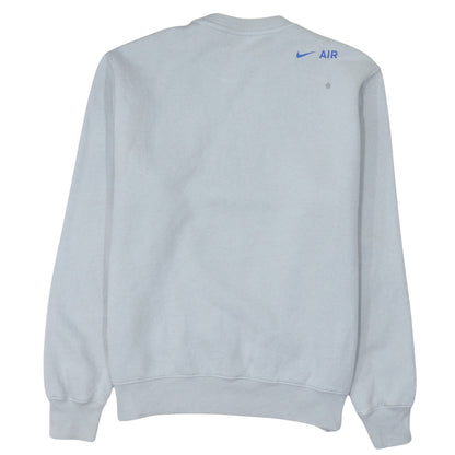 Nike Men's Grey AIR Logo Crew Neck Sweatshirt Size M
