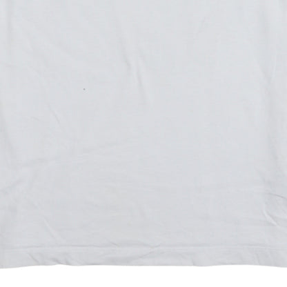 Nike Men's White 'Nike Air' Graphic Cotton Crew Neck T-Shirt M