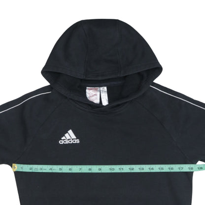 Adidas Boys Black Pullover Hoodie 13-14 Years Sports Fleece Jumper