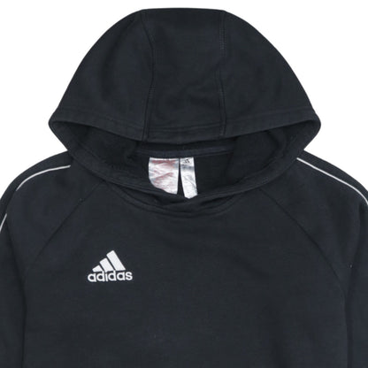 Adidas Boys Black Pullover Hoodie 13-14 Years Sports Fleece Jumper