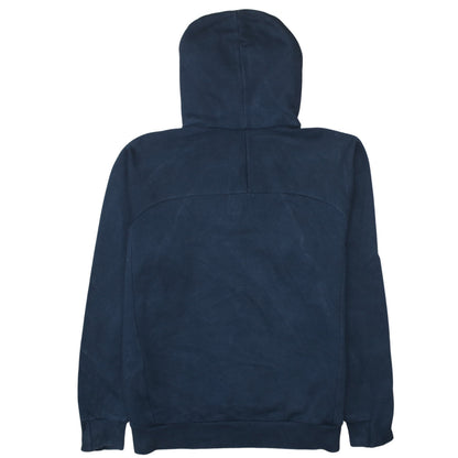 Nike Men's Blue 1/2 Zip Fleece Hoodie L Regular Fit Sportswear