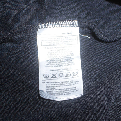 Adidas Women Black Crew Neck Pullover Sweatshirt UK 10 Logo Print