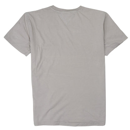 Tommy Jeans Men's Beige Cotton Logo T-Shirt Size S
