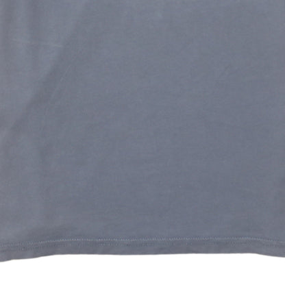 Napapijri Men's Grey Graphic Flag Logo Cotton T-Shirt Medium
