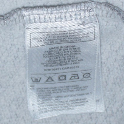 Reebok Womens Grey Cotton Blend Crew Neck Pullover Sweatshirt M
