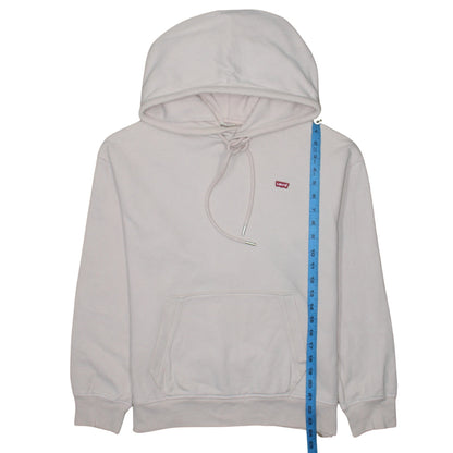 Levi's Women Pink Small Pullover Hoodie 100% Cotton Casual