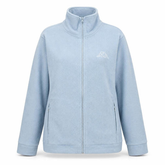 Kappa Women Blue Fleece Full Zip Jacket Size L