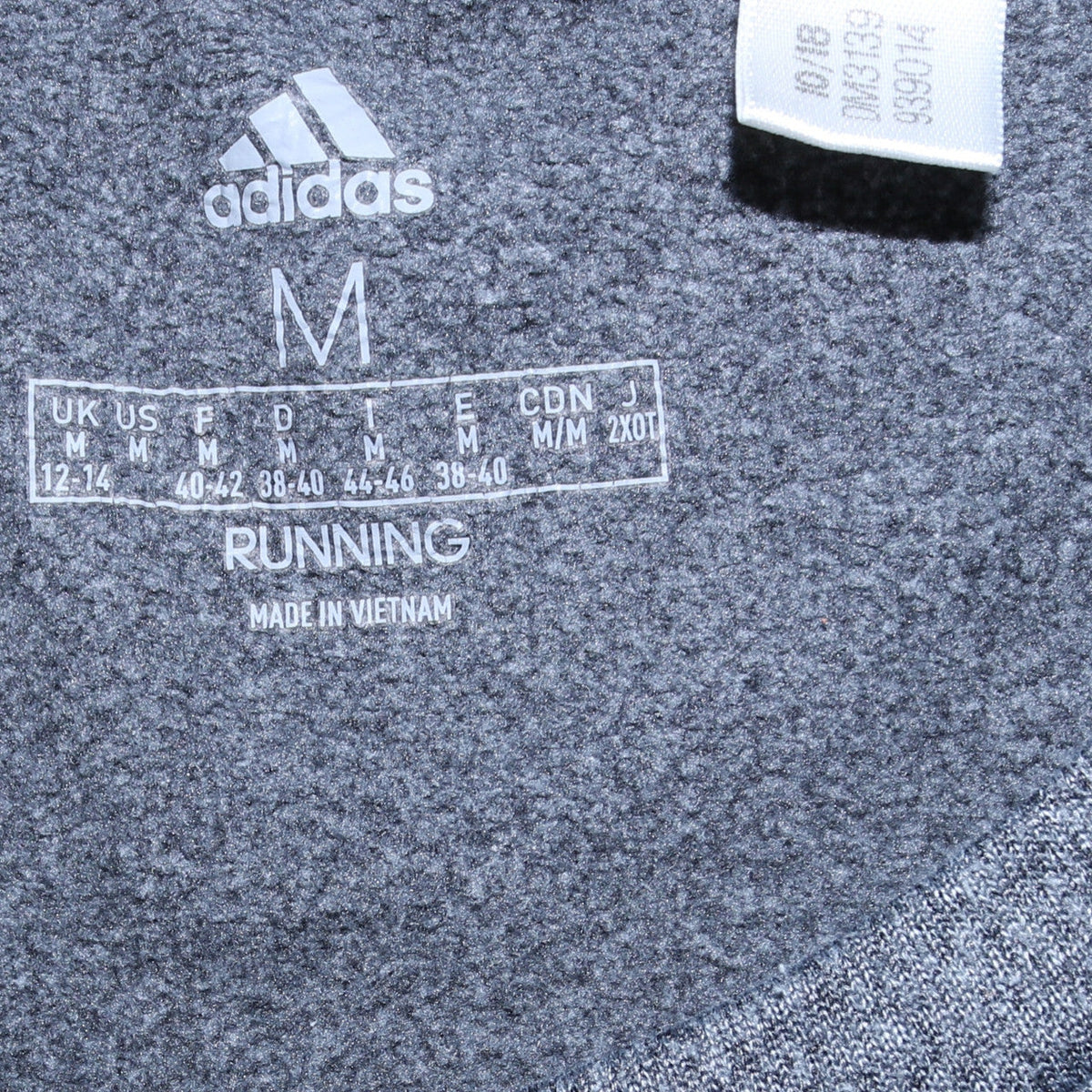 Adidas Mens Grey Medium Crew Neck Running Sweatshirt