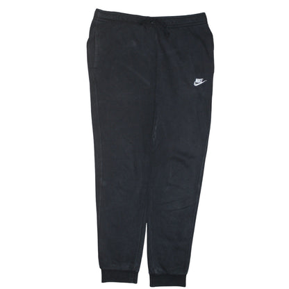 Nike Men's Black Medium Jogger Sweatpants with Elastic Drawstring Waist
